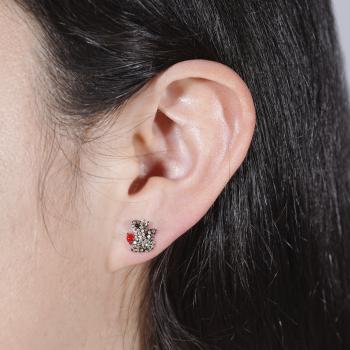 Preview: Fluffy Eichhörnchen Ohrringe